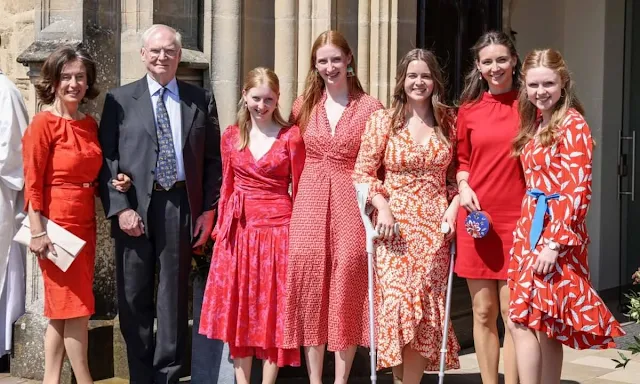 Grand Duchess Maria Teresa, Princess Stephanie, Prince Charles, Princess Alexandra, Princess Claire, Princess Amalia