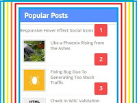 Cara Membuat Popular Post dengan Thumbnail/Gambar