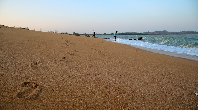 Foot print Beach Landscape Photography