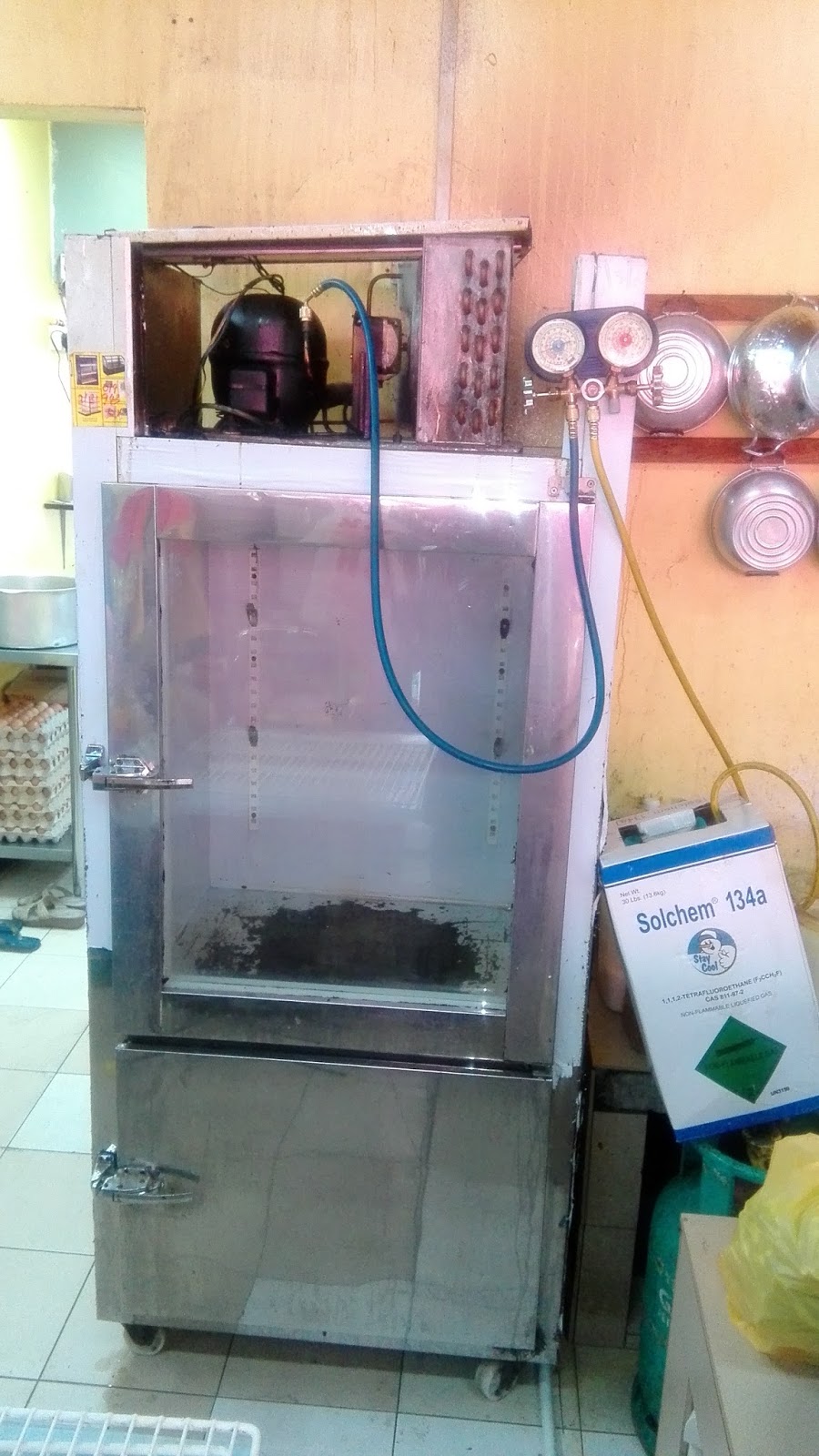 Faizal 01132454208-Repair Peti Sejuk Chiller Freezer Front 