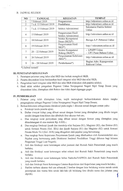 Lowongan Dosen dan Tenaga Kependidikan Februari 2019 (Update)