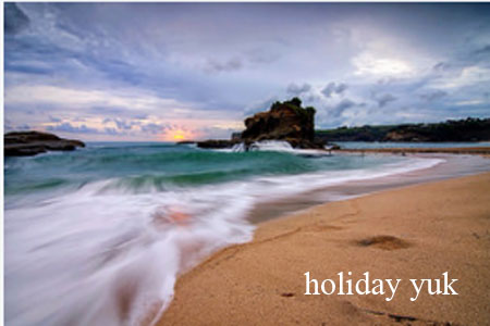 Klayar beach - natural paradise from East Java, Indonesia