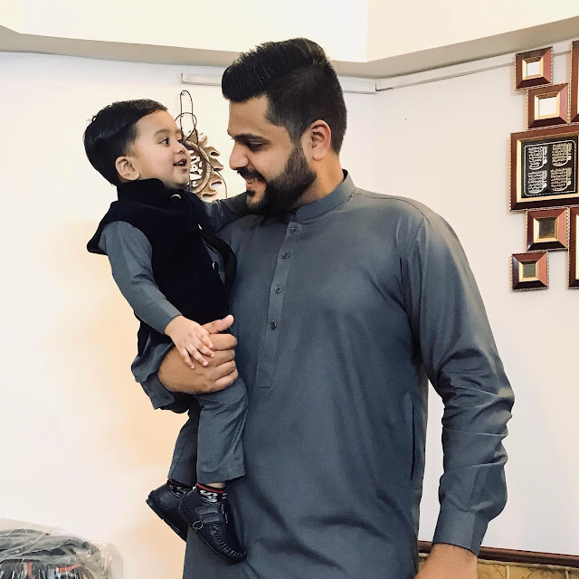 Father and 2 years old Baby on Pakistan Trip…