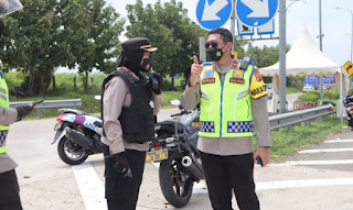 Wakapolda Jabar Pantau Arus Mudik di Jalur Tol Cipali 