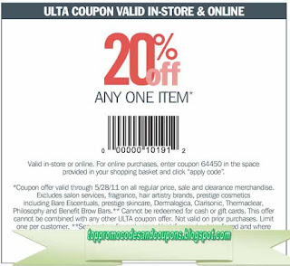 Free Printable Ulta Coupons