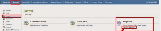 Cara Mengatur Kurikulum untuk jadwal kelas mingguan