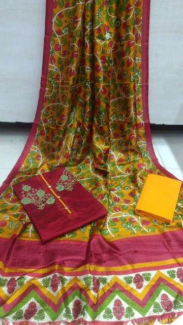 Chanderi silk top