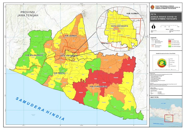 Dikelilingi Zona Merah Covid-19, Yogyakarta Waspadai Kegiatan Limpahan