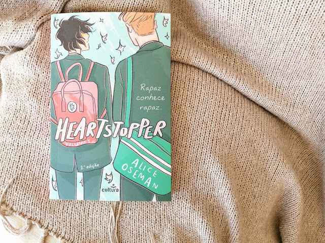 4 livros para dias de manta e sofá no outono, heartstopper alice oseman