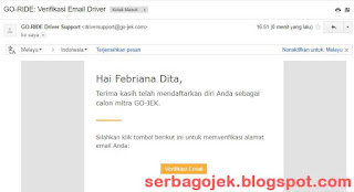 Daftar GoJek Online terbaru 2018