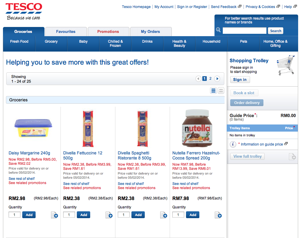 Najdah Loves Zul Tesco Online  Shopping