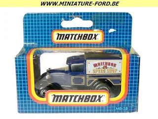 MB38, Ford model A, Matchbox Speed Shop