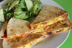 Vegetarian 'Hawaiian' Quesadillas 