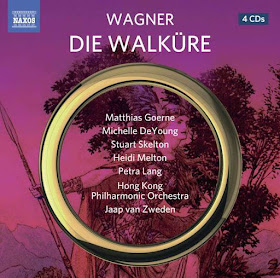 BEST OPERA RECORDING OF 2016: Richard Wagner - DIE WALKÜRE (NAXOS 8.660394-9)