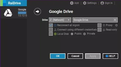 Cara Menggunakan Google Drive sebagai Server FTP atau Network Drive-4