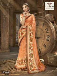 Flowers Triveni Sarees