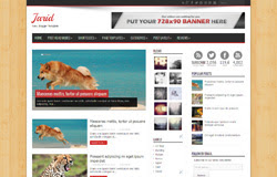 Jarid Blogger Template