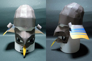 Zunari Kabuto Papercraft