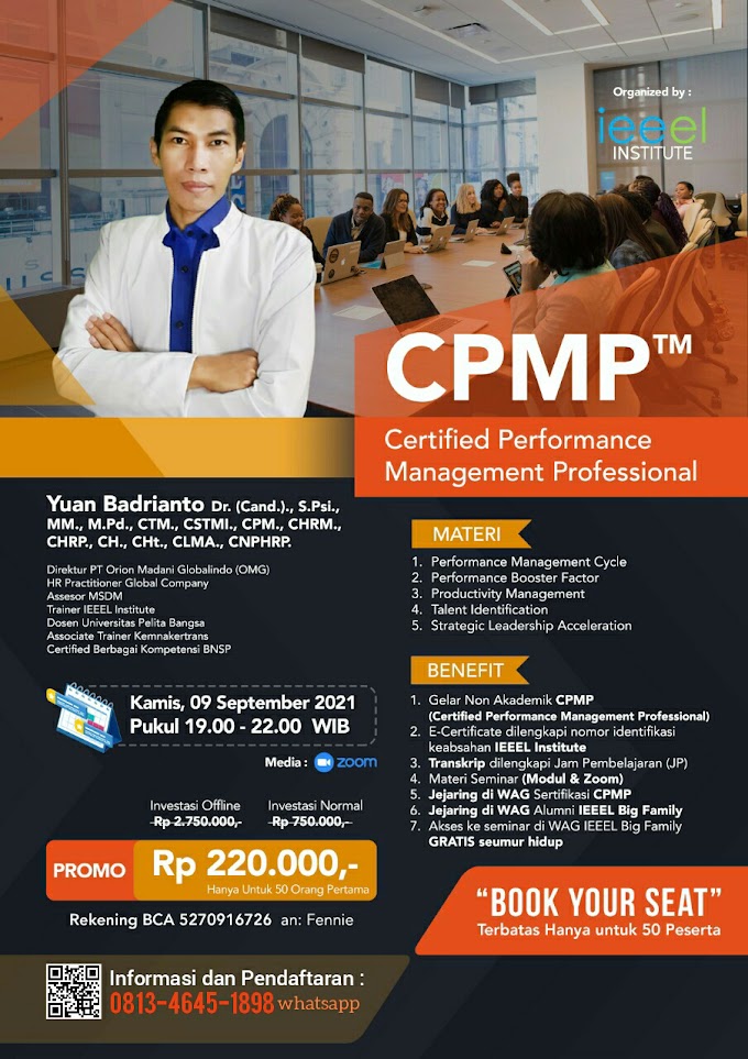 Certified Performance Management Professional