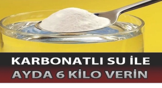 Karbonatlı Su ile Ayda 6 Kilo Verin