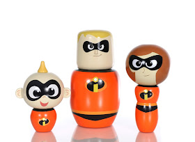 disney pixar the incredibles wooden collectibles 