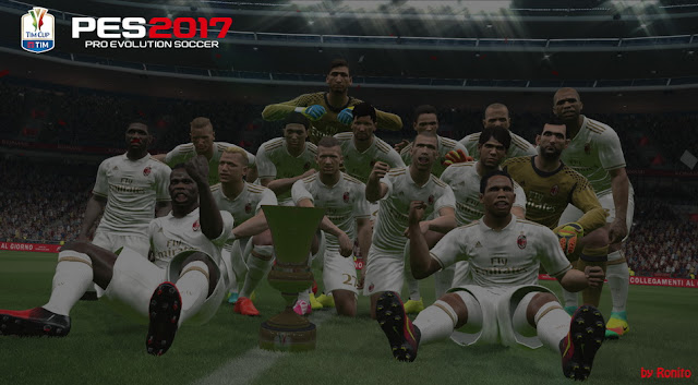 PES 2017 Serie A, TIM Cup, Supercoppa Italiana Trophy by Ronito