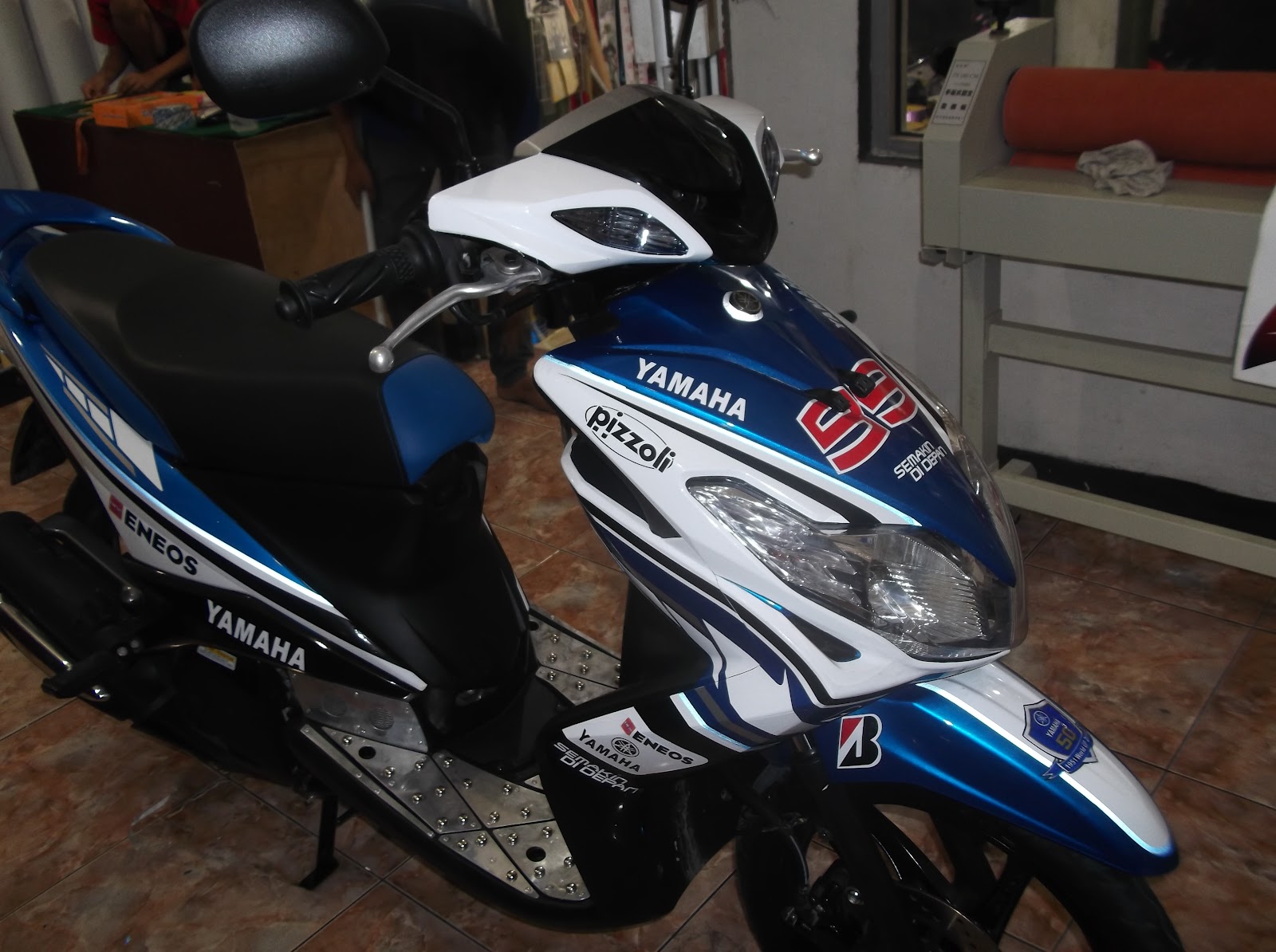 Modif Stiker  Motor Xeon  Gambar  Gambar  Stiker 