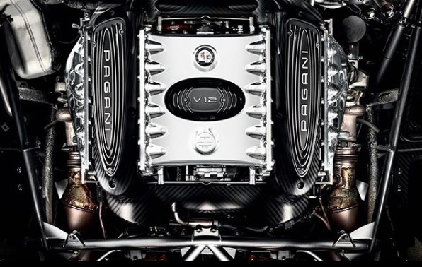 Mesin Pagani Mercedes V12