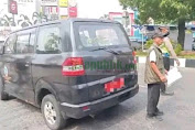 Puluhan Kendaraan Plat Merah Milik Pemkab Karawang Terjaring Razia