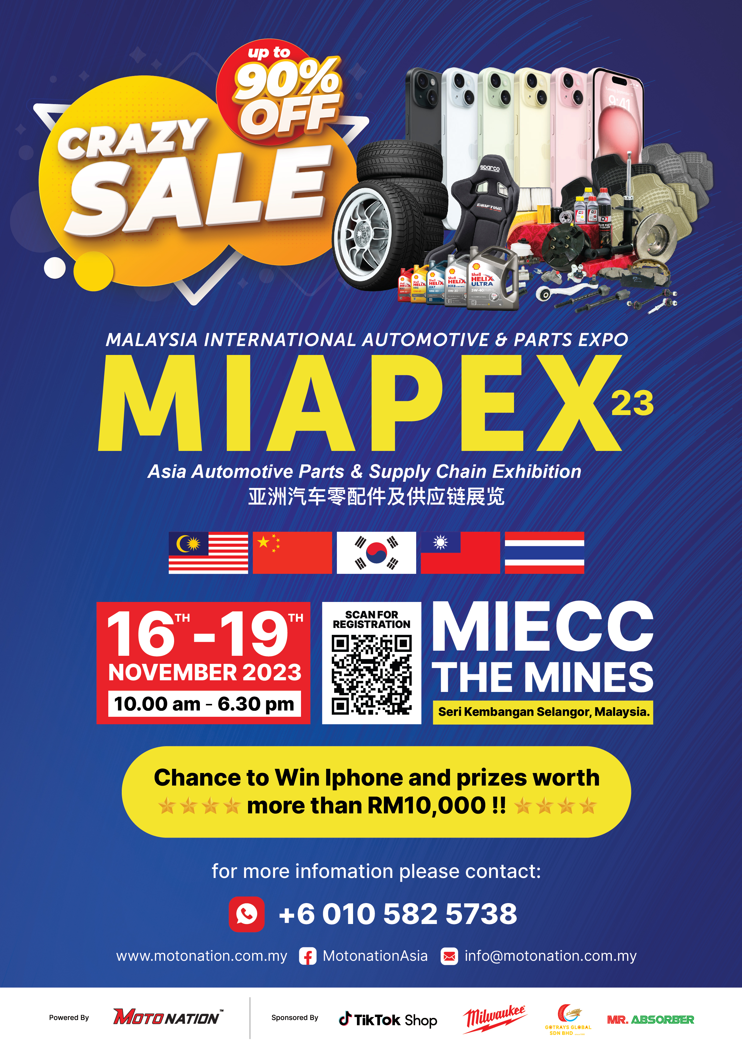 Malaysia International Automotive & Parts Exhibition 2023 (MIAPEX23)