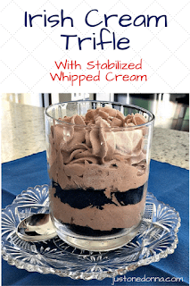 Individual Bailey's Irish Cream Trifles