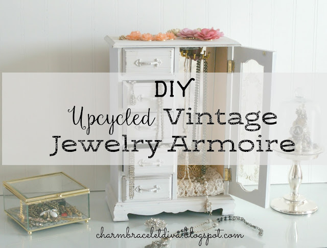 jewelry armoire, upcycle, Dixie Bell chalk mineral paint, 