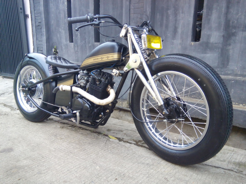 Buat Yang SUKA Motor KustomNih Kustom Brat Bobber Honda Megapro