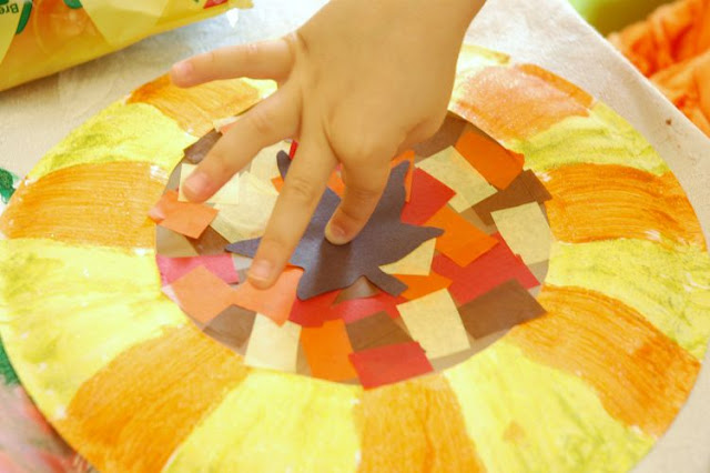 Fall Suncatcher Leaf Craft for Kids