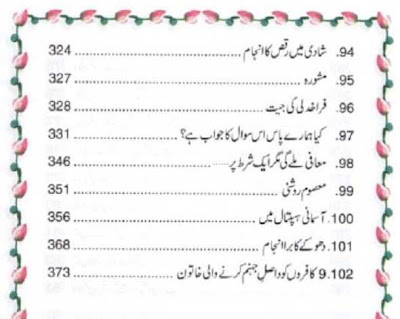 index last page of the sunehri kirnain