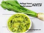  Radish Greens Coconut MilkEasy Kootu