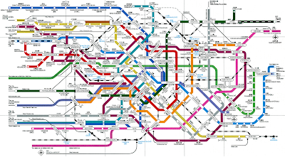 Tokyo subway map