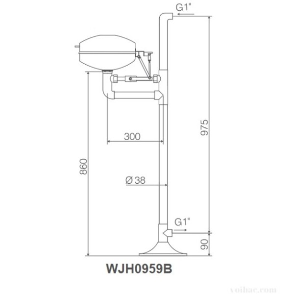 Bồn Rửa Mắt Có Nắp 