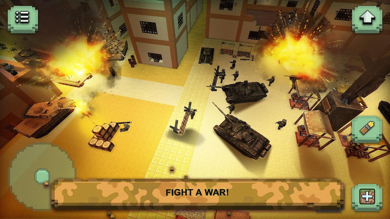 Download Call of Craft: Blocky Tanks Battlefield Mod Apk 