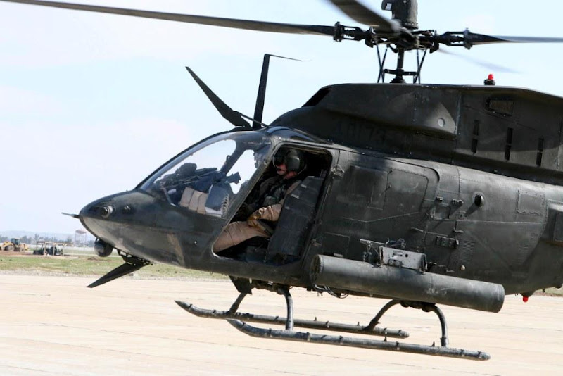 OH-58D Kiowa US light attack  helicopter