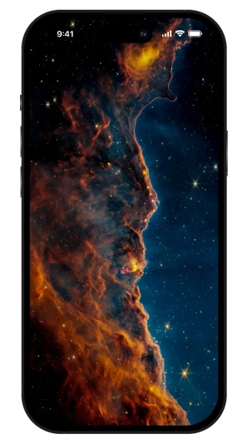 The Carina Nebula, one of the largest and brightest nebulas in the Milky Way galaxy, is a celestial wonder that has captivated astronomers and stargazers for generations. With this wallpaper, you can now carry the beauty of the cosmos with you wherever you go.