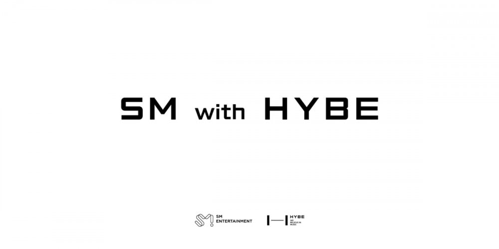 Imagen de la página de la campaña "SM with HYBE