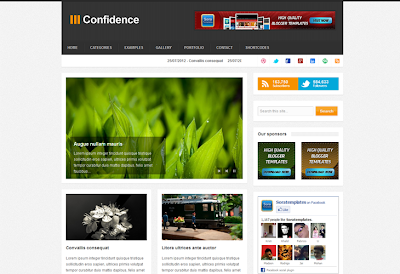 Confidence Blogger Template Demo | Download