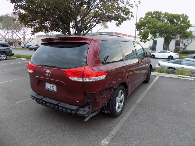 2011 Toyota Sienna-Before work was done at Almost Everything Autobody