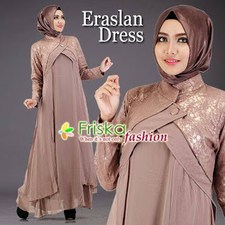 ERASLAN DRESS COKLAT