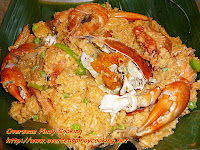 Crabs and Prawns in Aligue Rice, Aligue Bringhe