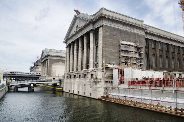 Baustelle Empfangsgebäude für die Museumsinsel, James-Simon-Galerie, Pergamon Museum, Am Kupfergraben, Bodestraße 1-3, 10178 Berlin, 02.06.2015