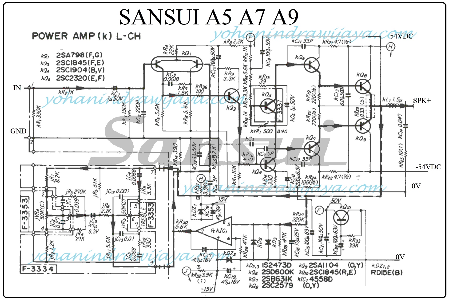 OCL 65 WATT SANSUI A5 A7 A9