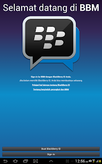 Cara Install BBM Android di Tablet Samsung Galaxy Tab