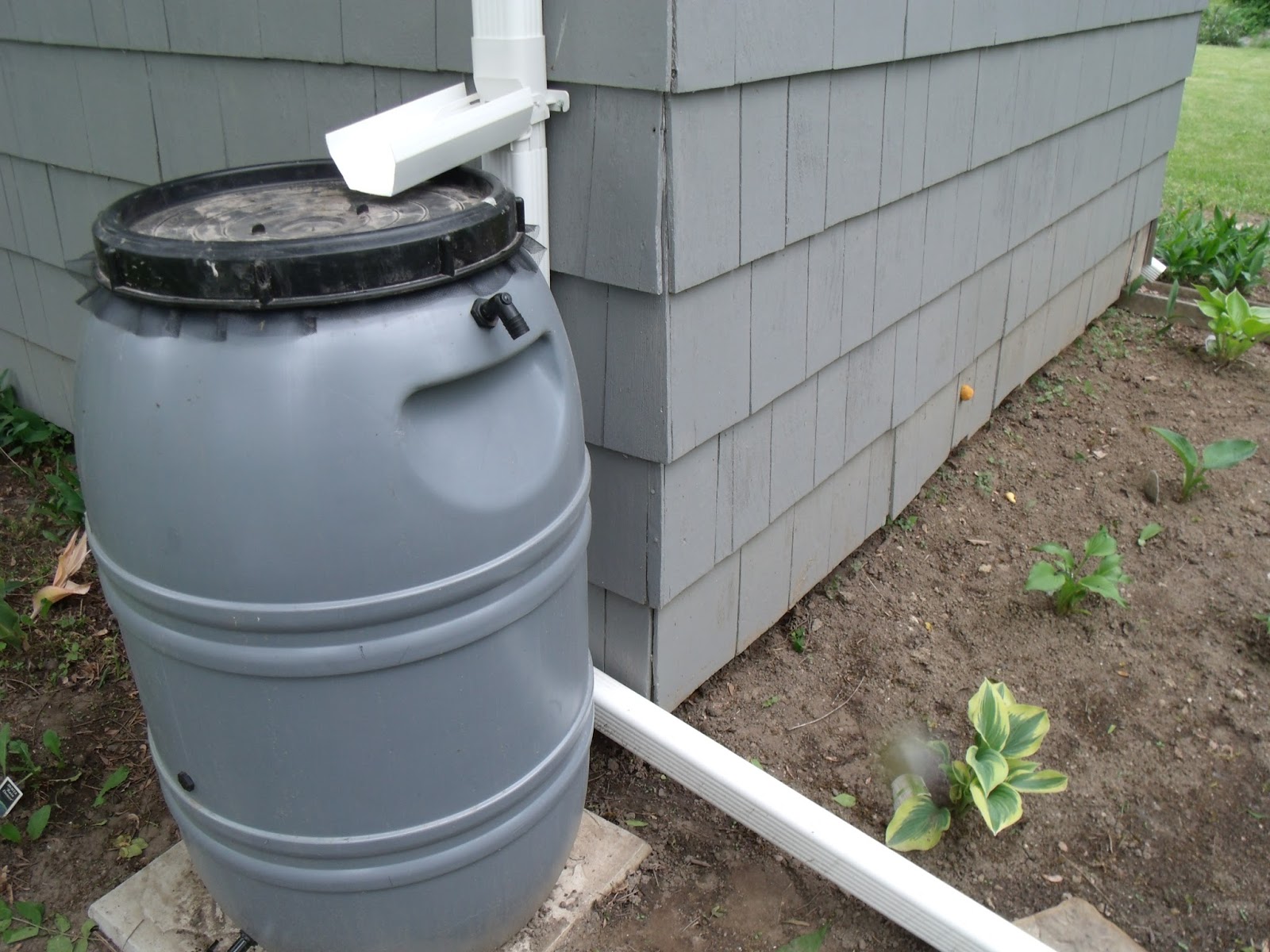 Gear Acres: DIY Downspout Diverter Install for the Rain Barrel
